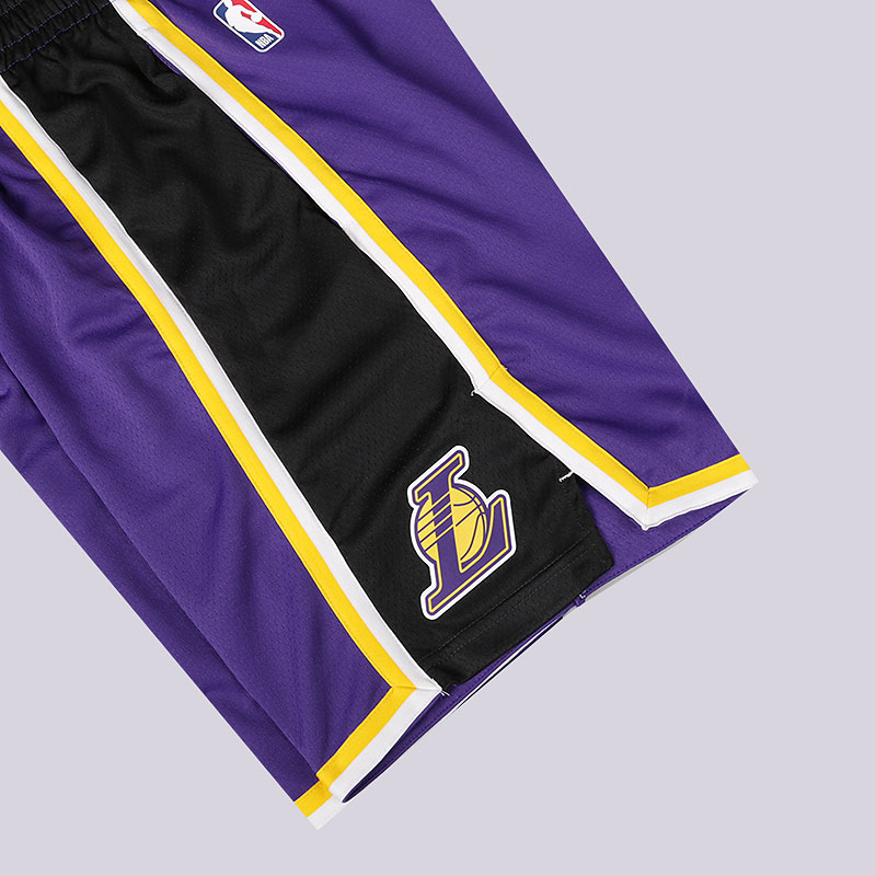 мужские фиолетовые шорты Nike Los Angeles Lakers Shorts AJ5615-504 - цена, описание, фото 2